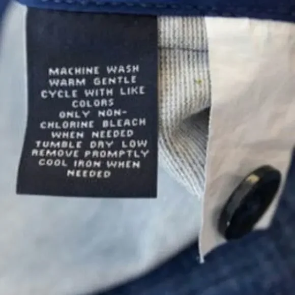 Hart Schaffner Marx Blue Stripe Long Sleeve Shirt Jacket Size XXL - Picture 3 of 6